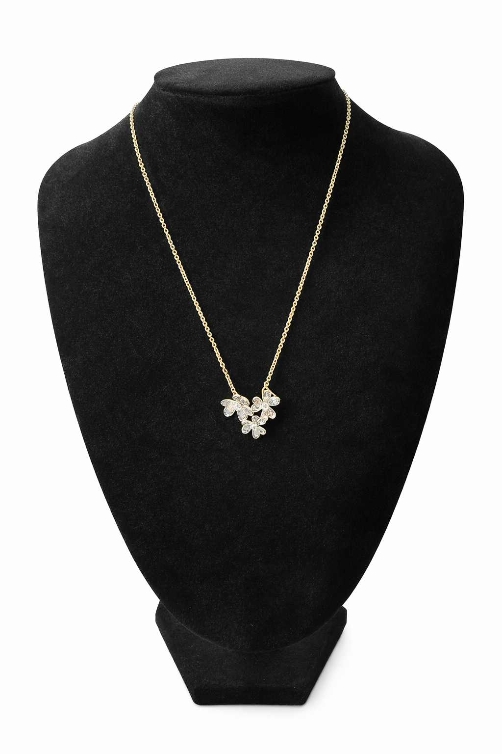 Sterling Silver 3 clovers Necklace