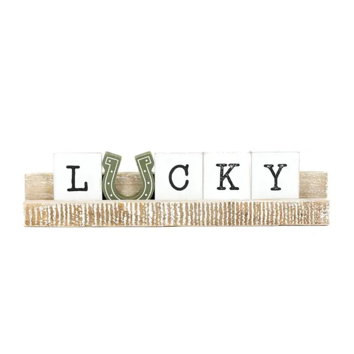St. Patrick's Day Wooden Lucky Sign