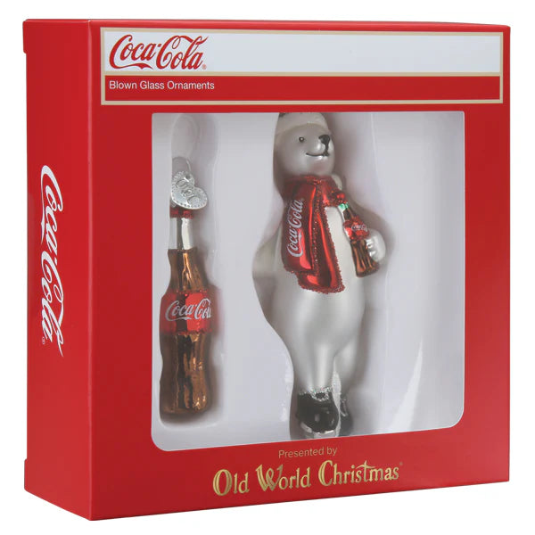 Coca-cola Polar Bear Set Ornament