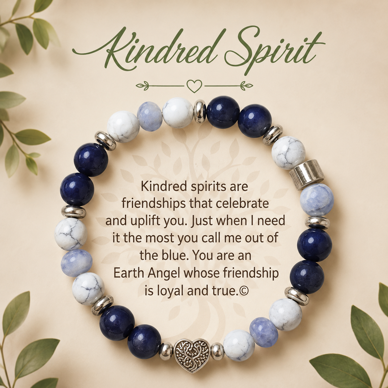 Earth Angel natural stone Braclet