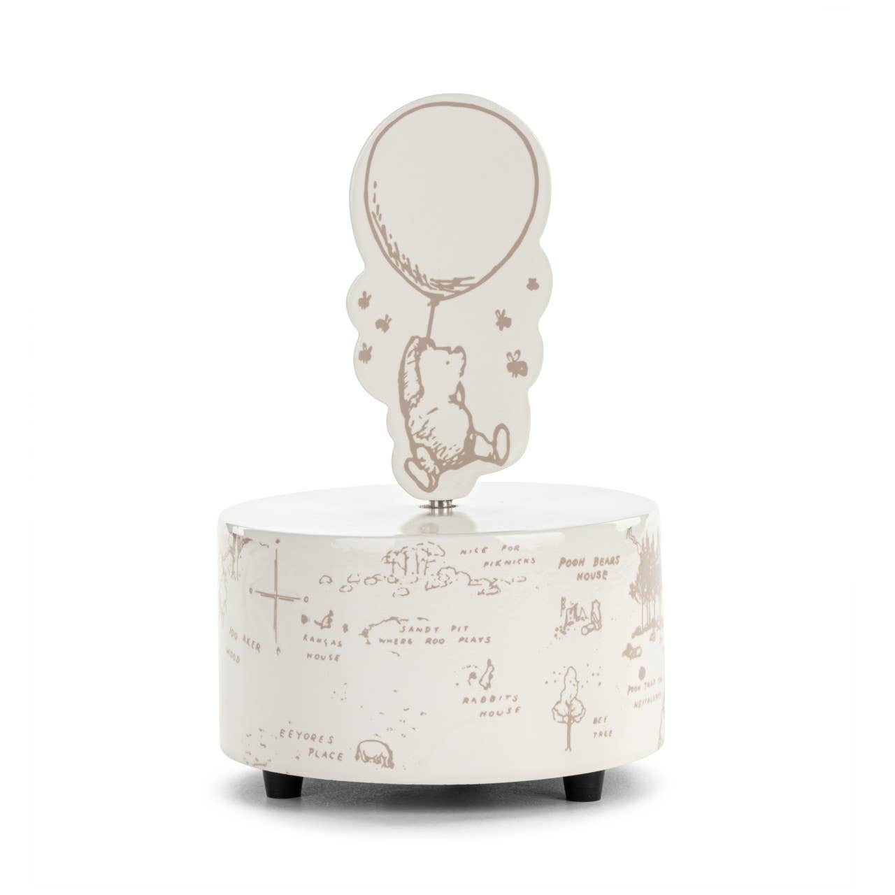 Winnie-the-Pooh Music Box - 4x5in