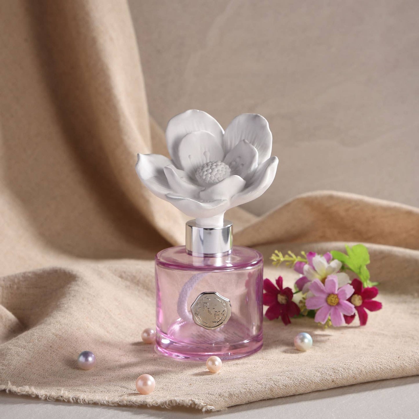 Magnolia Flower Diffuser Gift Set - Velvet Petunia