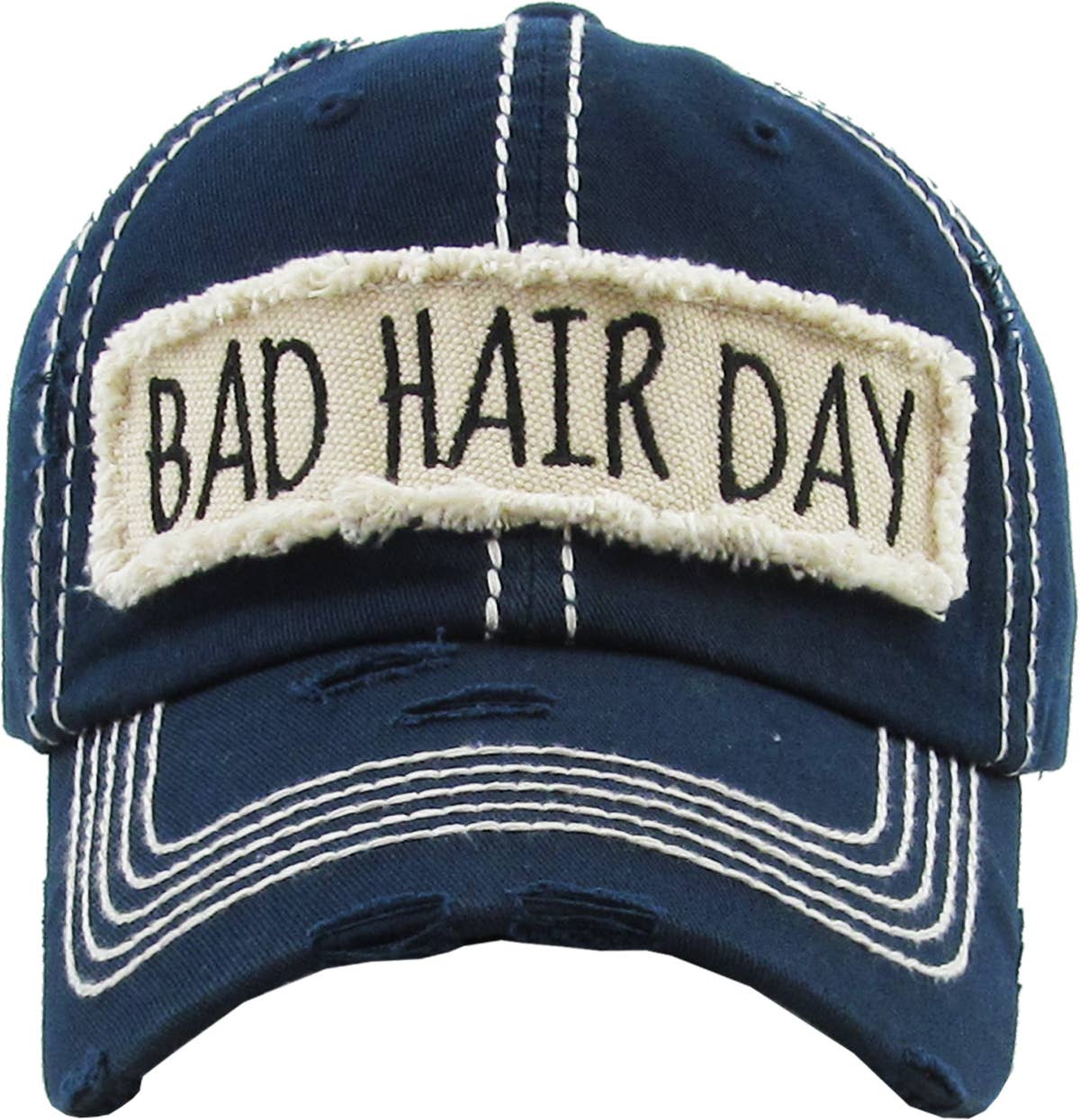 Bad Hair Day Washed Vintage Ball Cap