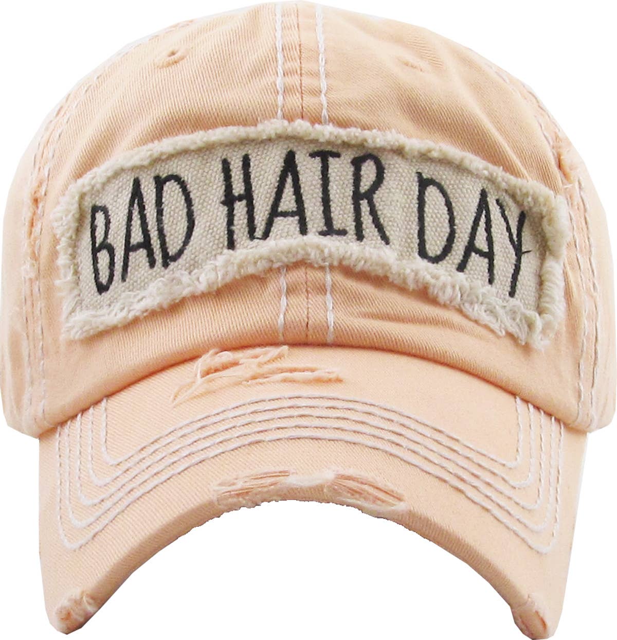 Bad Hair Day Washed Vintage Ball Cap