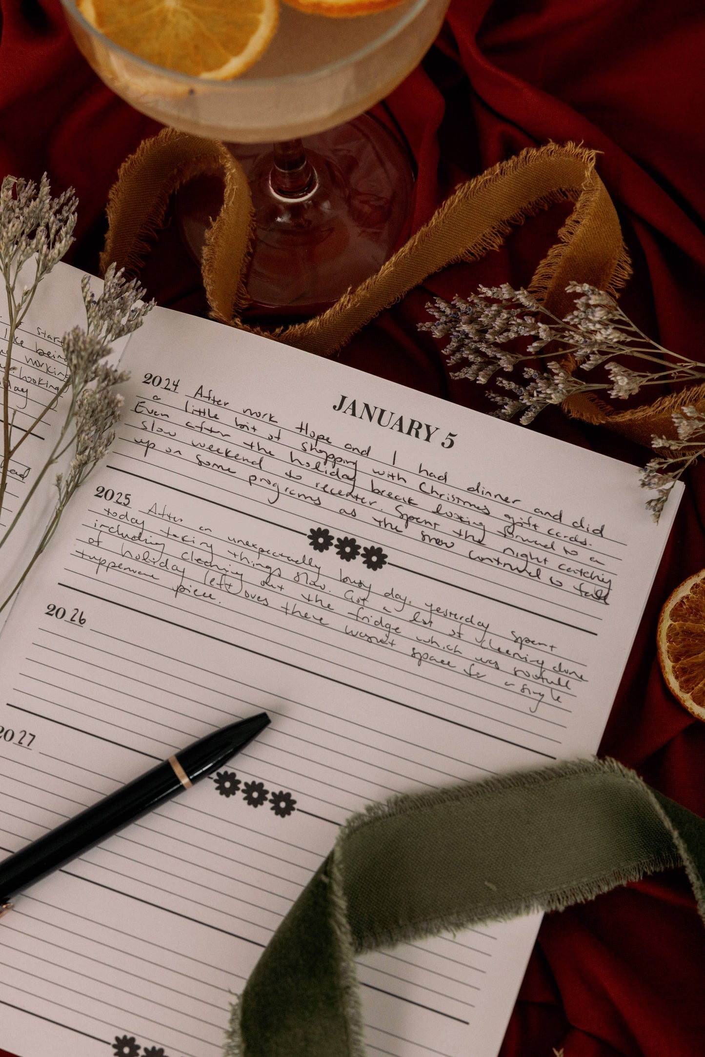 Five Year Journal, Wanderlust Bouquet