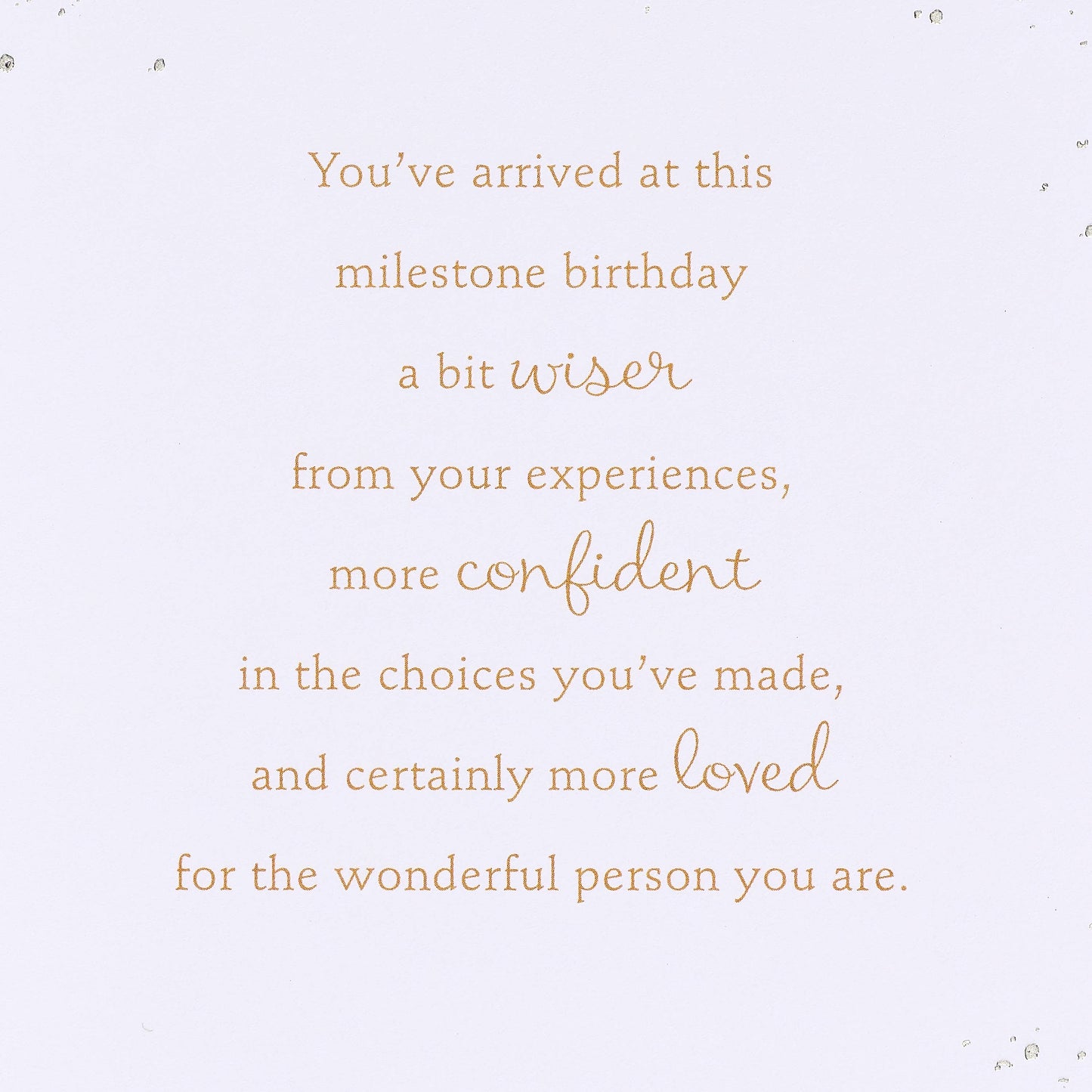 50th Birthday Card for Anyone (Bit Wiser)