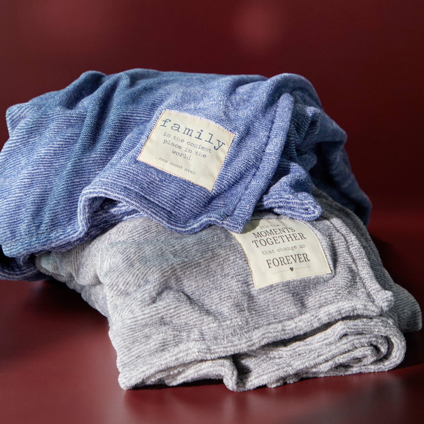 Moments Together Family Mega Blanket - Gray