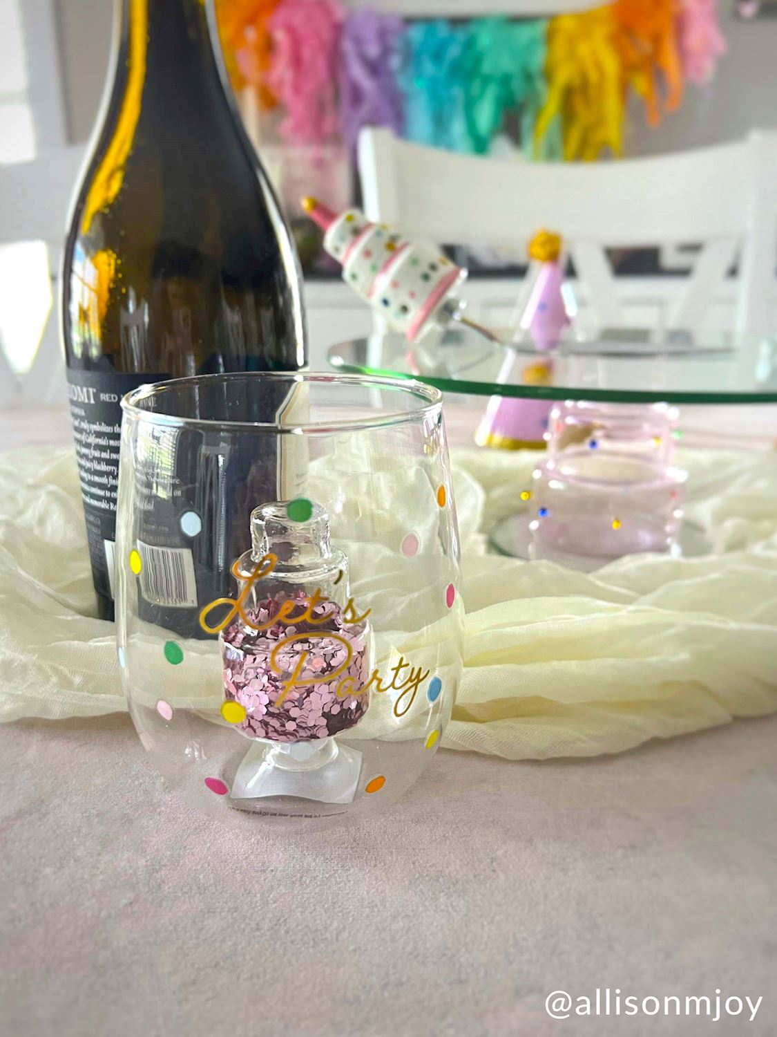 Party Icon Birthday Glass