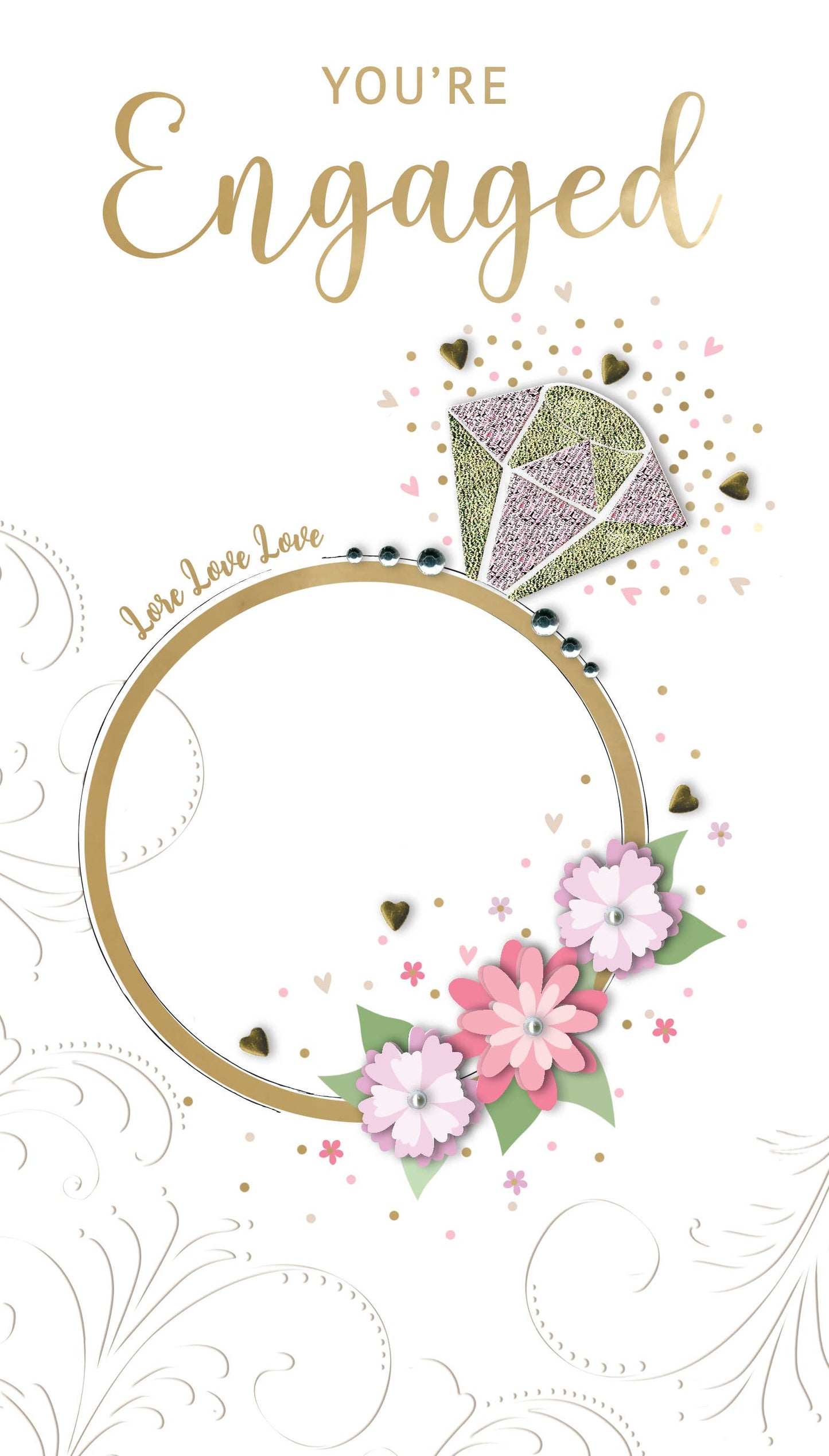 Engagement - Floral Ring - Champagne - Second Nature