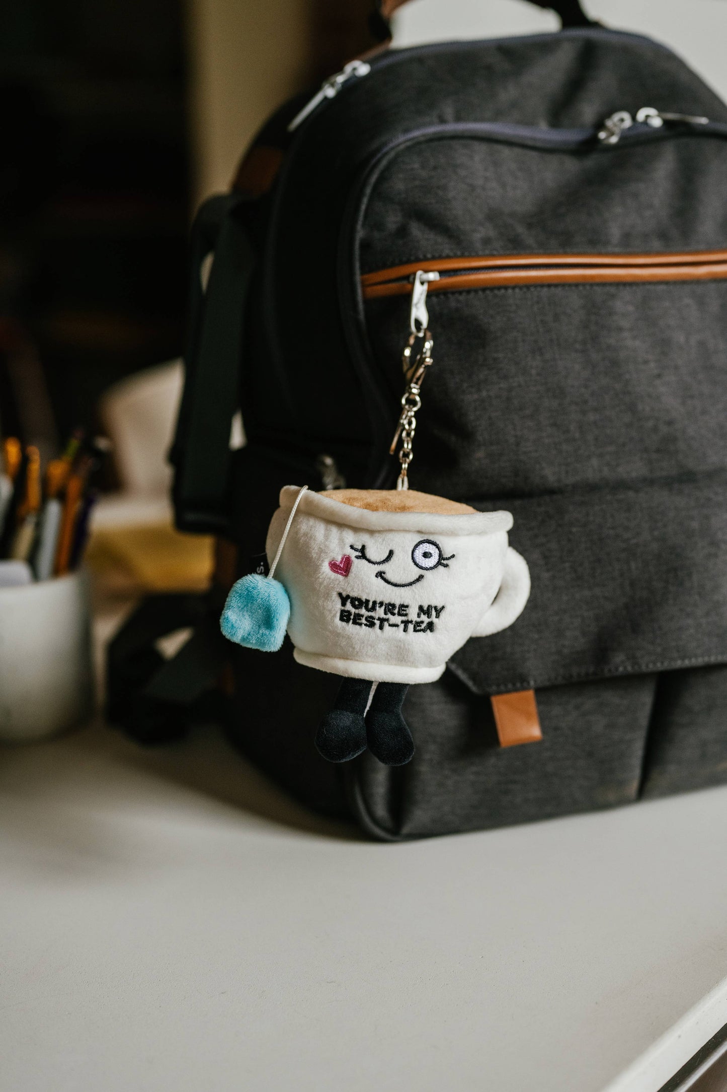 You'Re My Besttea Plush Bag Charm Soft Cuddly Toy Funny