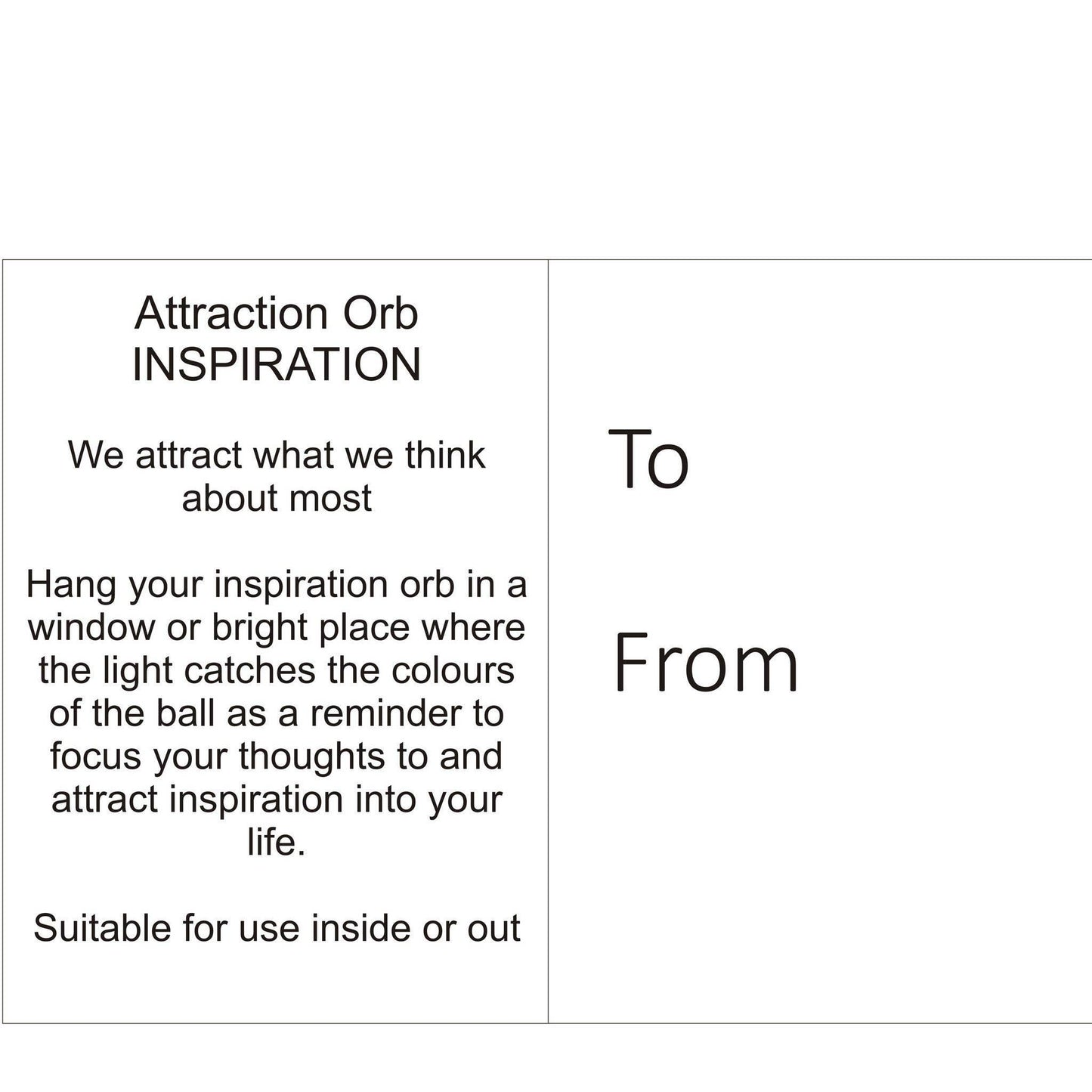 10cm Attraction Orb - Inspiration