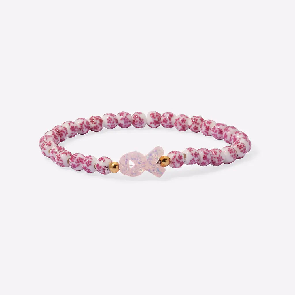 HOLY WATER PORCELAIN RIBBON AWARENESS BRACELET