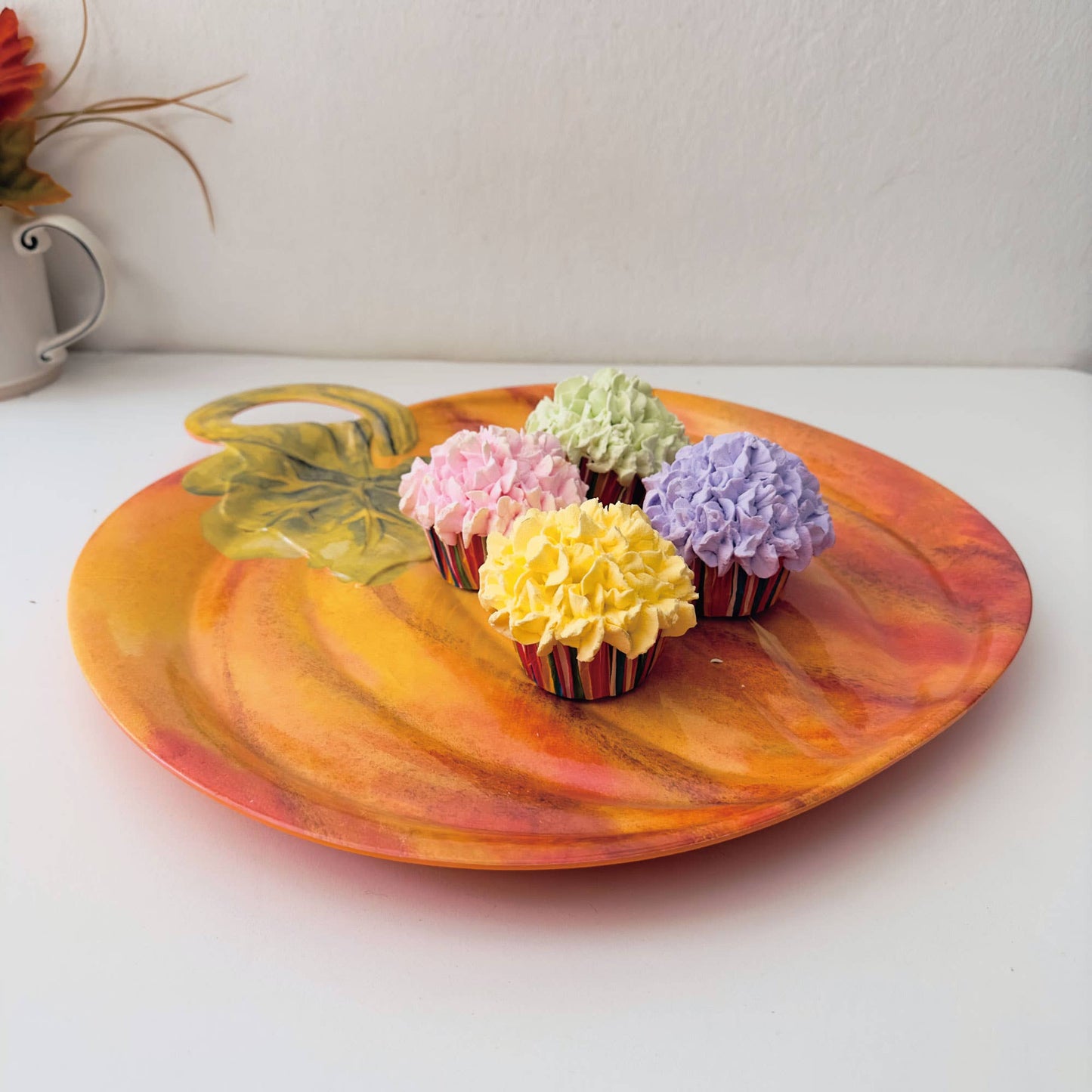Pumpkin Melamine 16 1/4" Platter