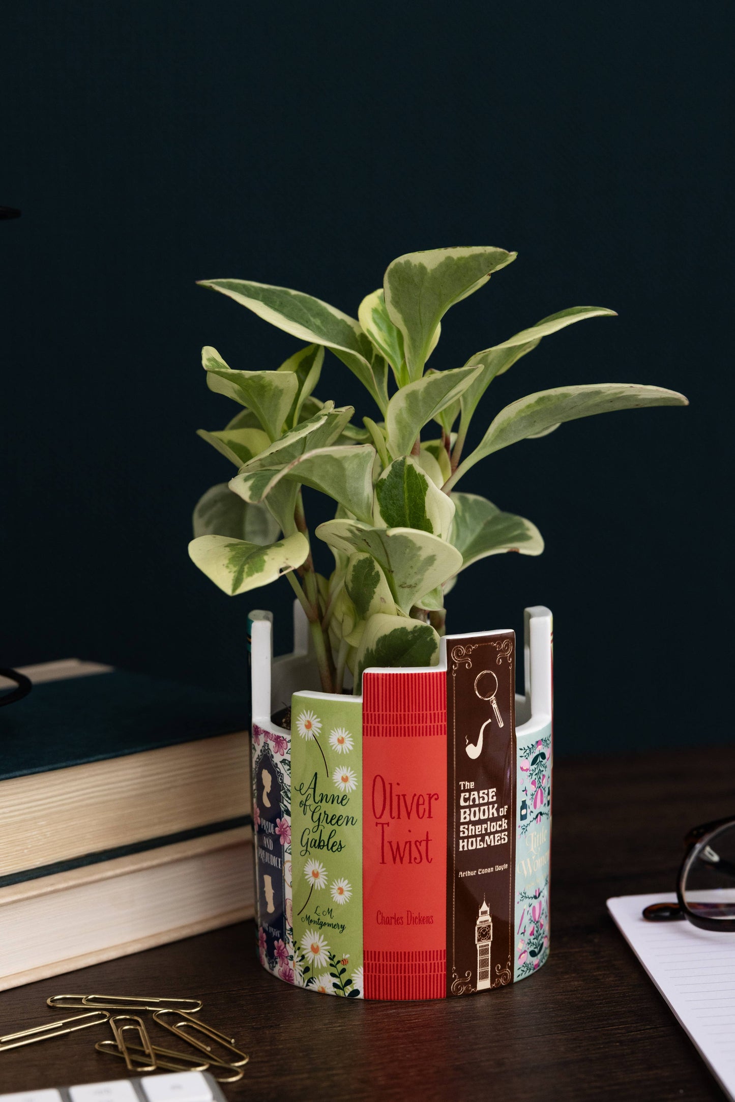 Desk Pot, Classic Books
