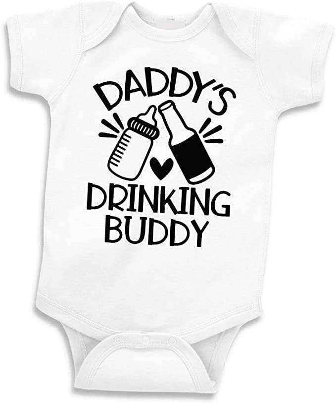 Dad's Drinking Buddy, Funny Father's Day Onesie