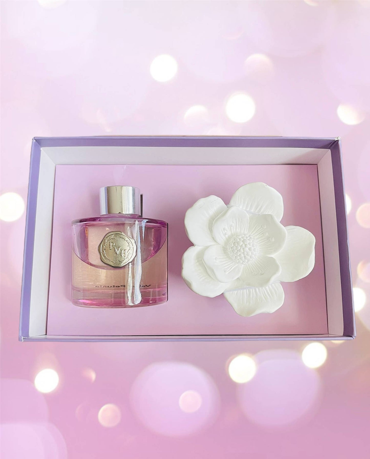 Magnolia Flower Diffuser Gift Set - Velvet Petunia
