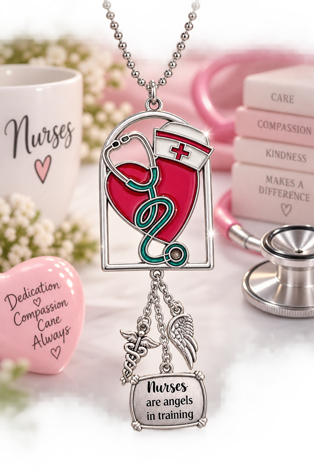 Nurse Car Charm