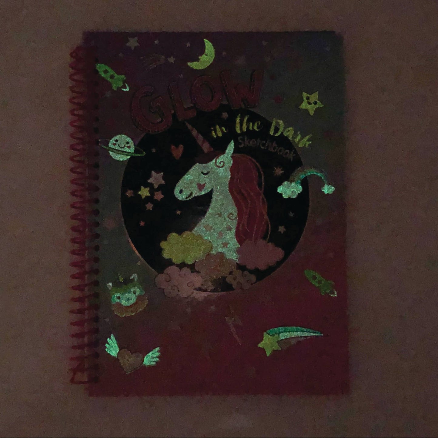 Glow in the Dark Scrapbook, Tie Dye Butterfly