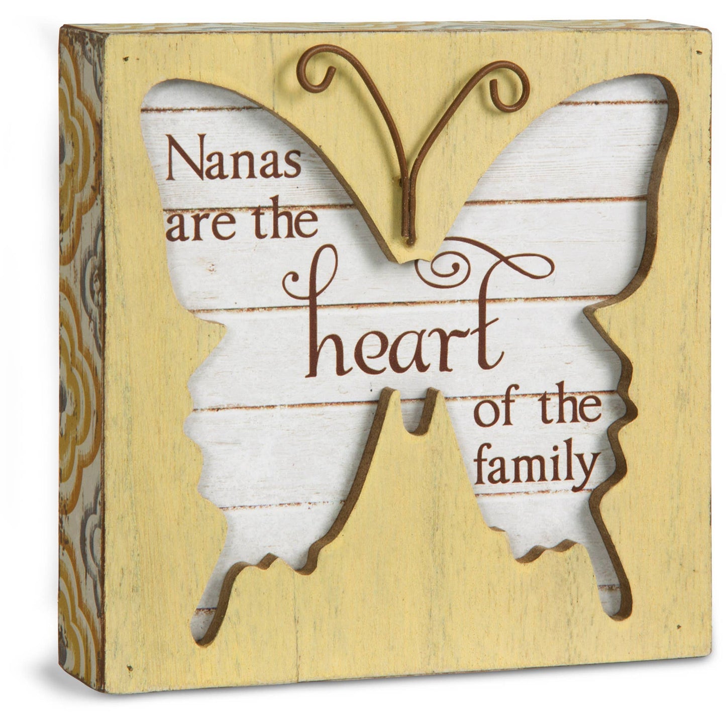 Nana - 4.5" Butterfly Plaque
