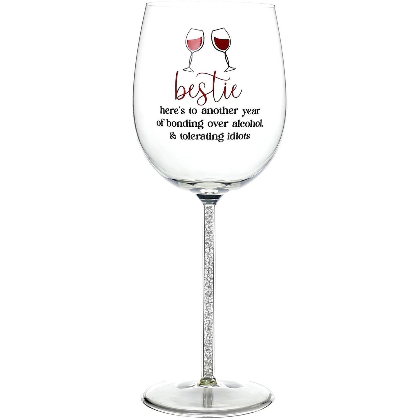 Bestie - Gift Boxed 17 oz Wine Glass
