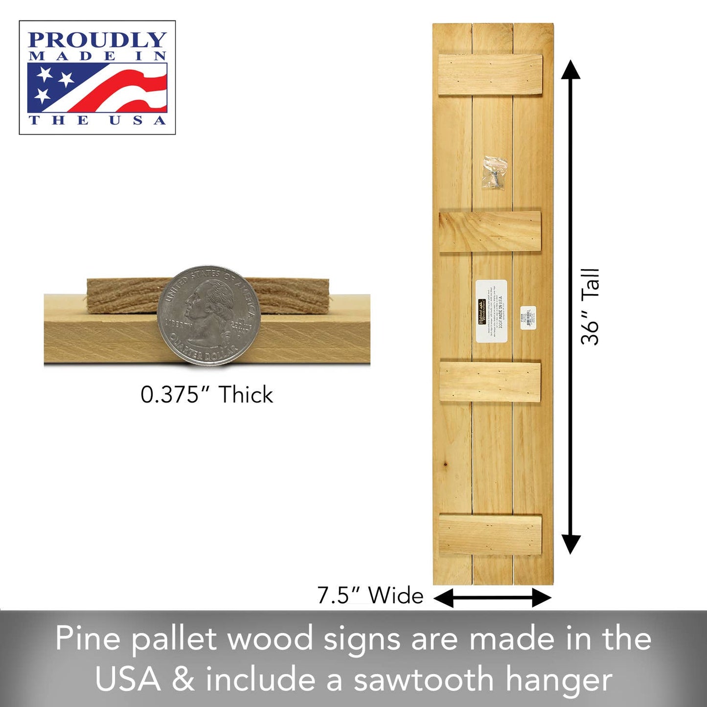 Gnome Welcome Decorative Indoor/Outdoor Pallet Wood Sign