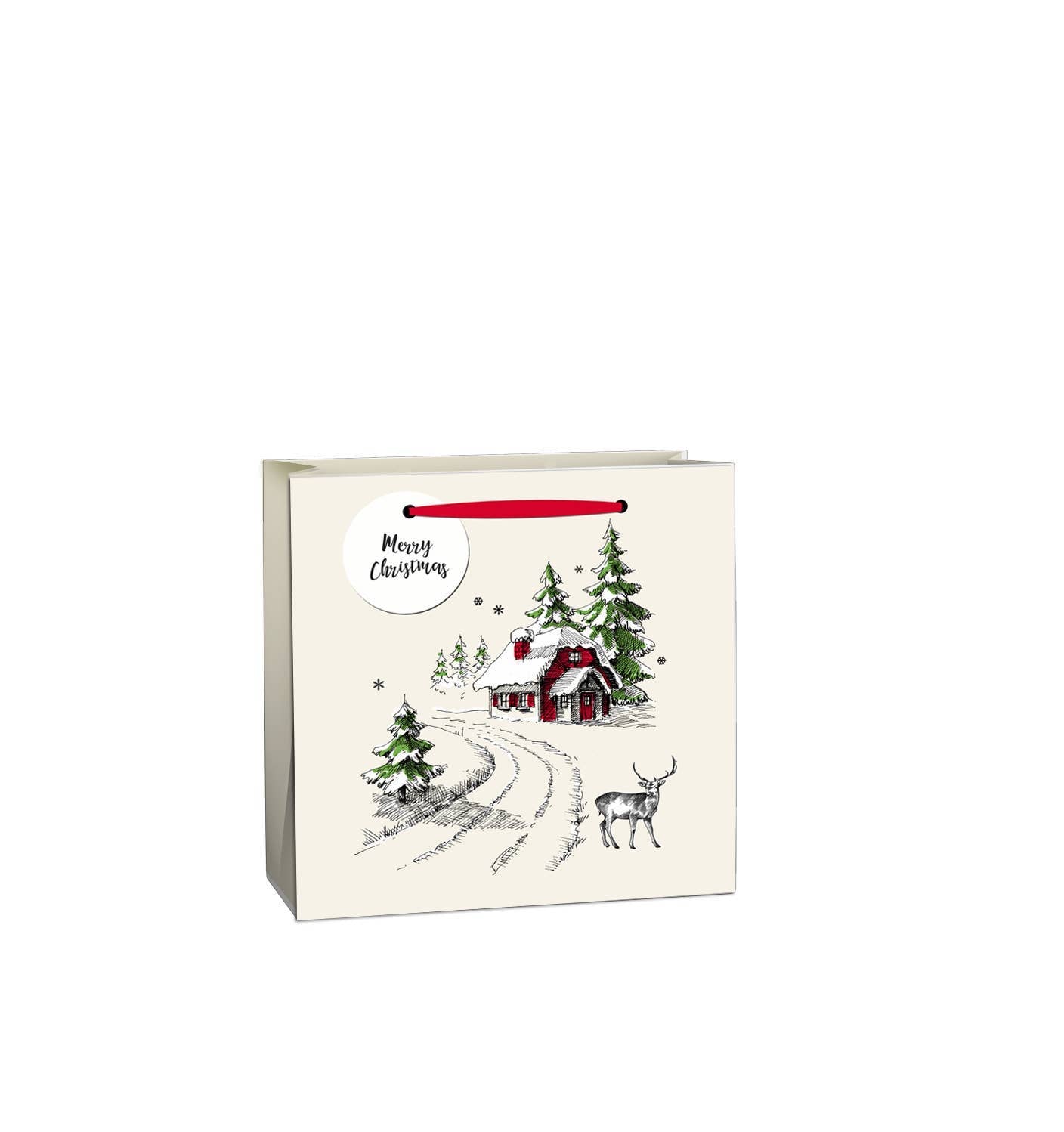 Eco-friendly FSC™ sustainable Vintage Christmas Gift Bags