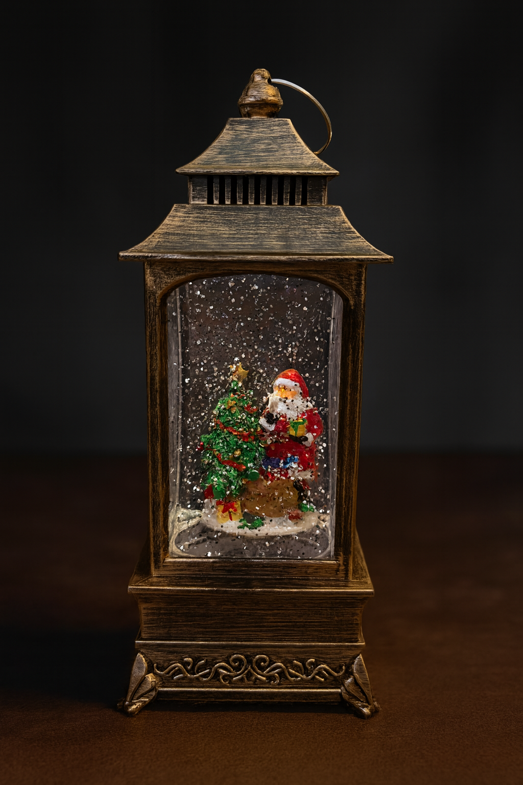 SINT Christmas Musical Snow Globe Lantern (Dog with Tree)