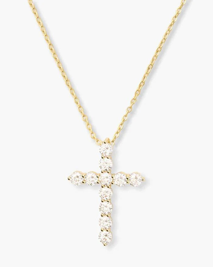 "Oh She Fancy" Small Cross Pendant
