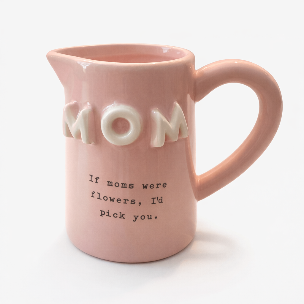 Mom Chunky Letter Bud Vases