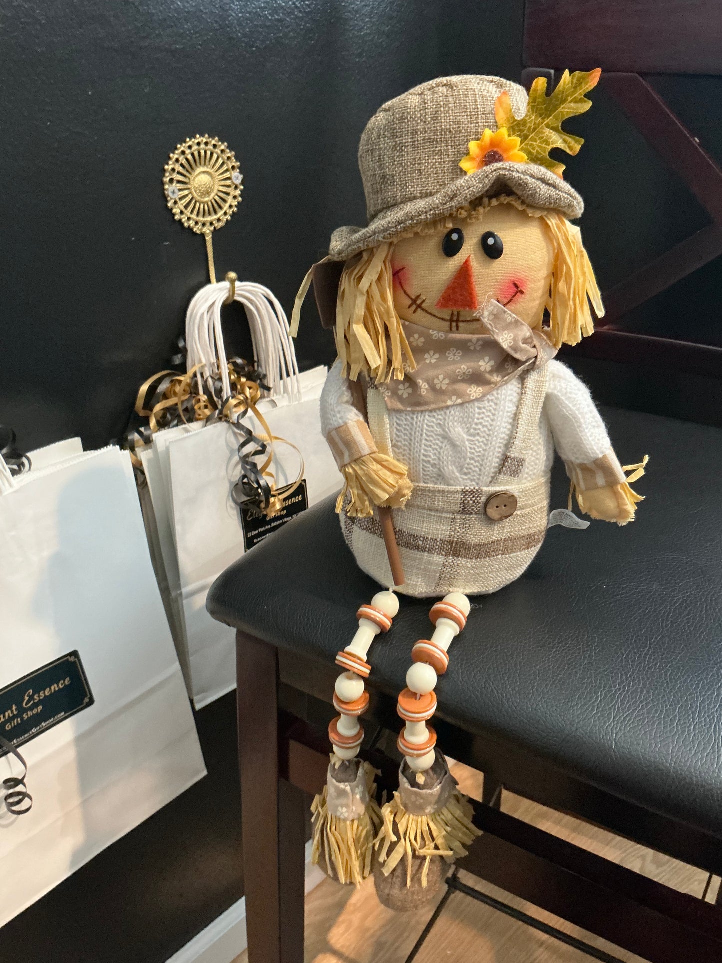 Scarecrow Boy Sitting