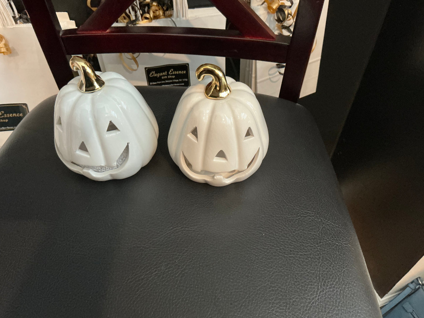 Pumpkin sponge/tea light holder