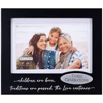 Three generations picture frame 4 x 6 today