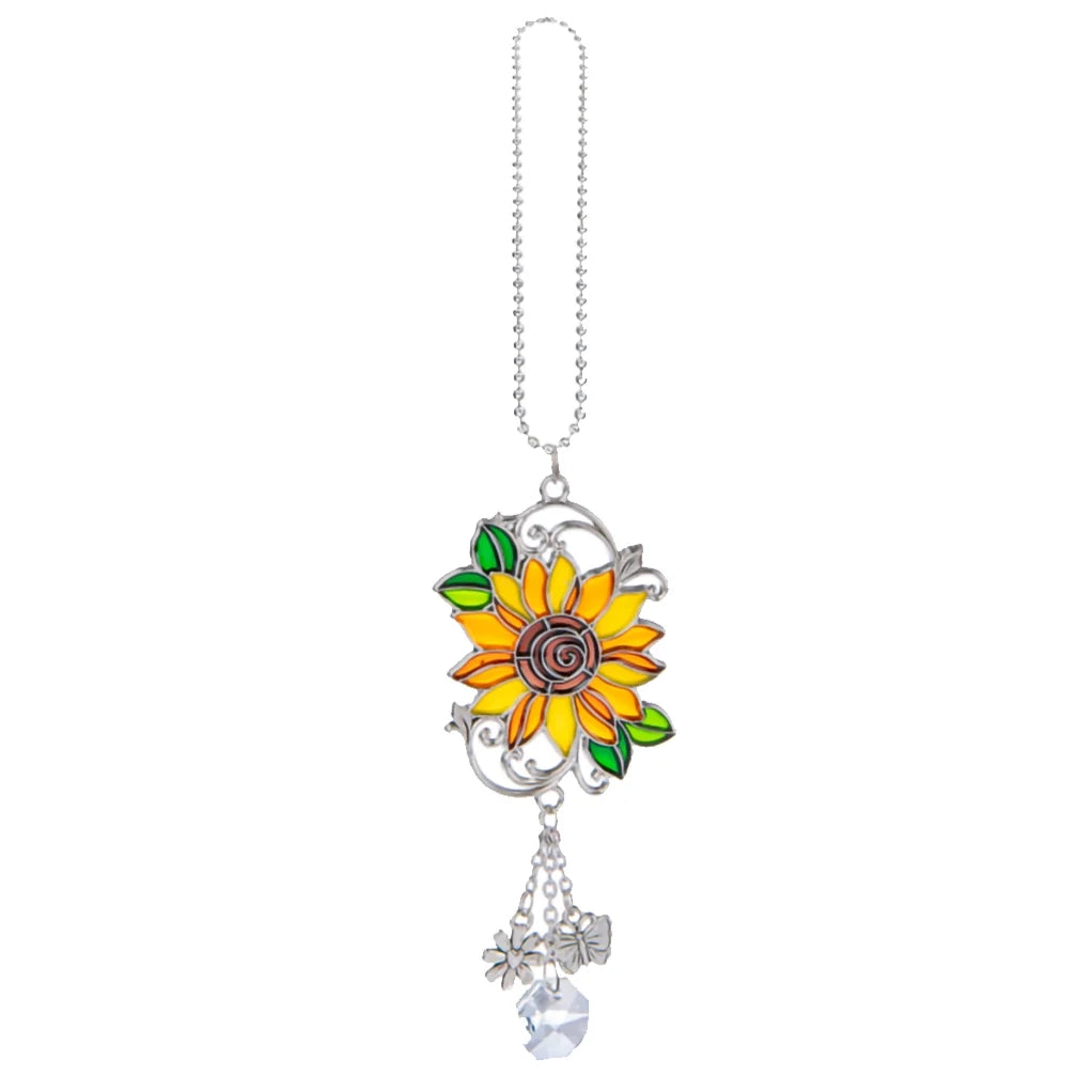 Sunflower car charm