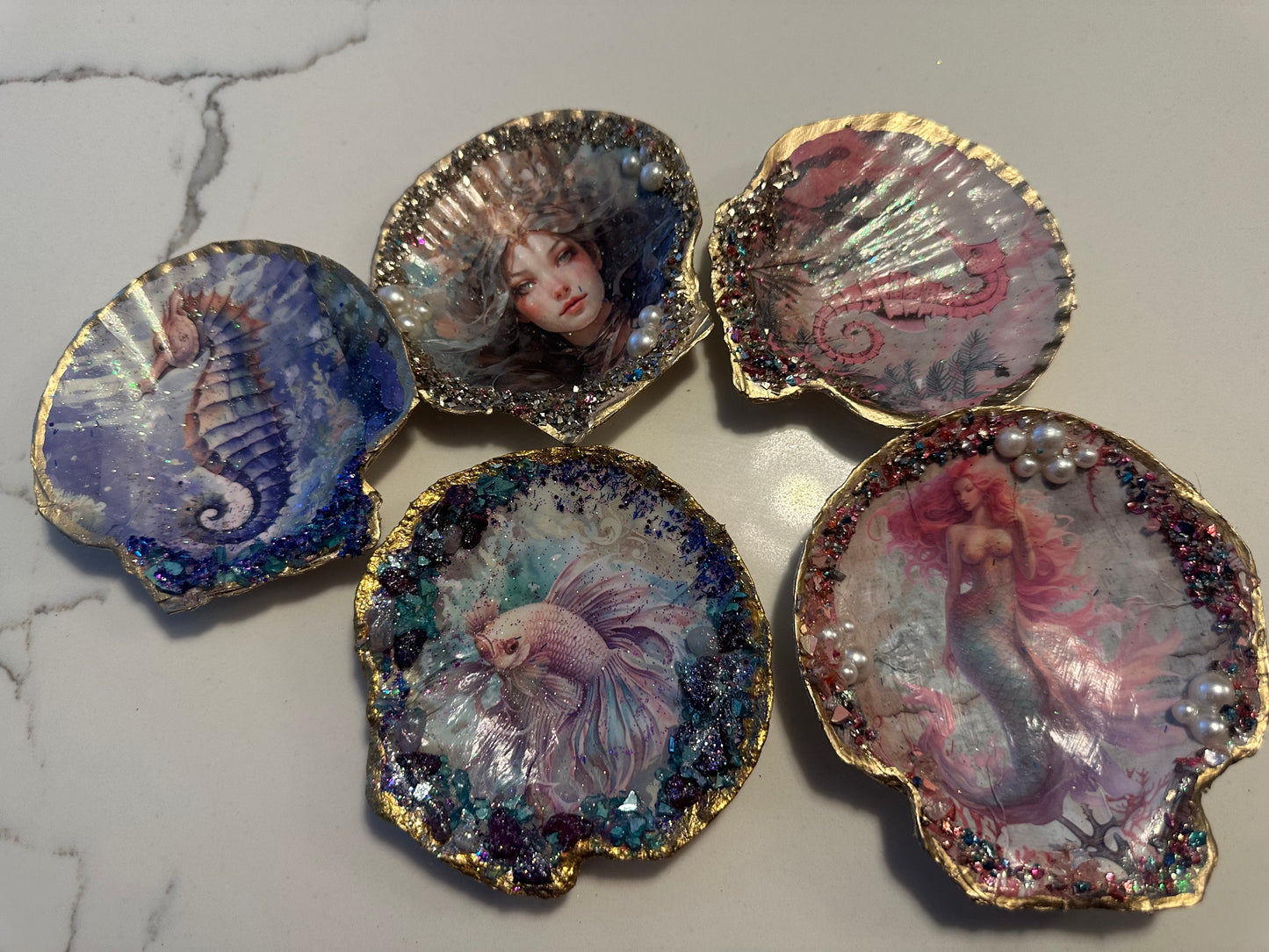 Shells handmade seashells by Art of My Focus
