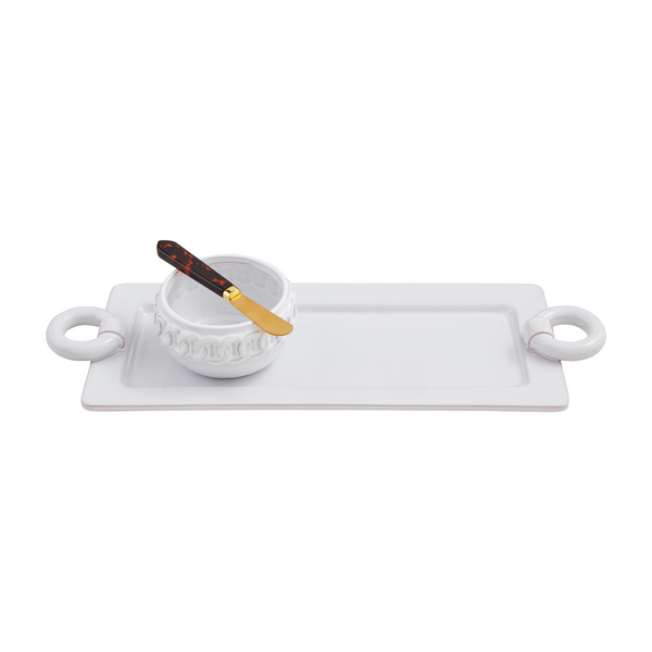 LINK HANDLE TRAY & TIDBIT SET