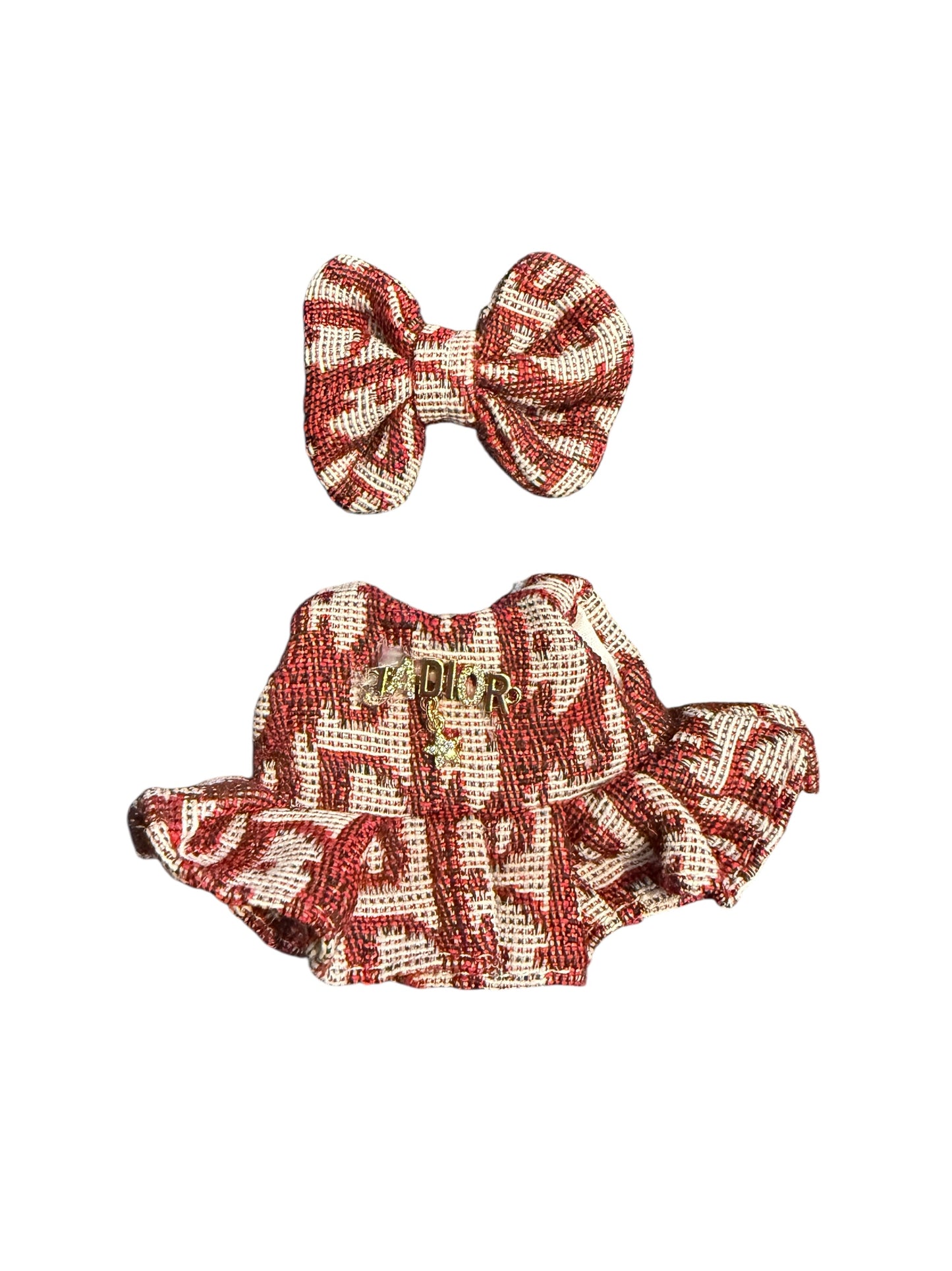 Labubu Dior Dress & Bow