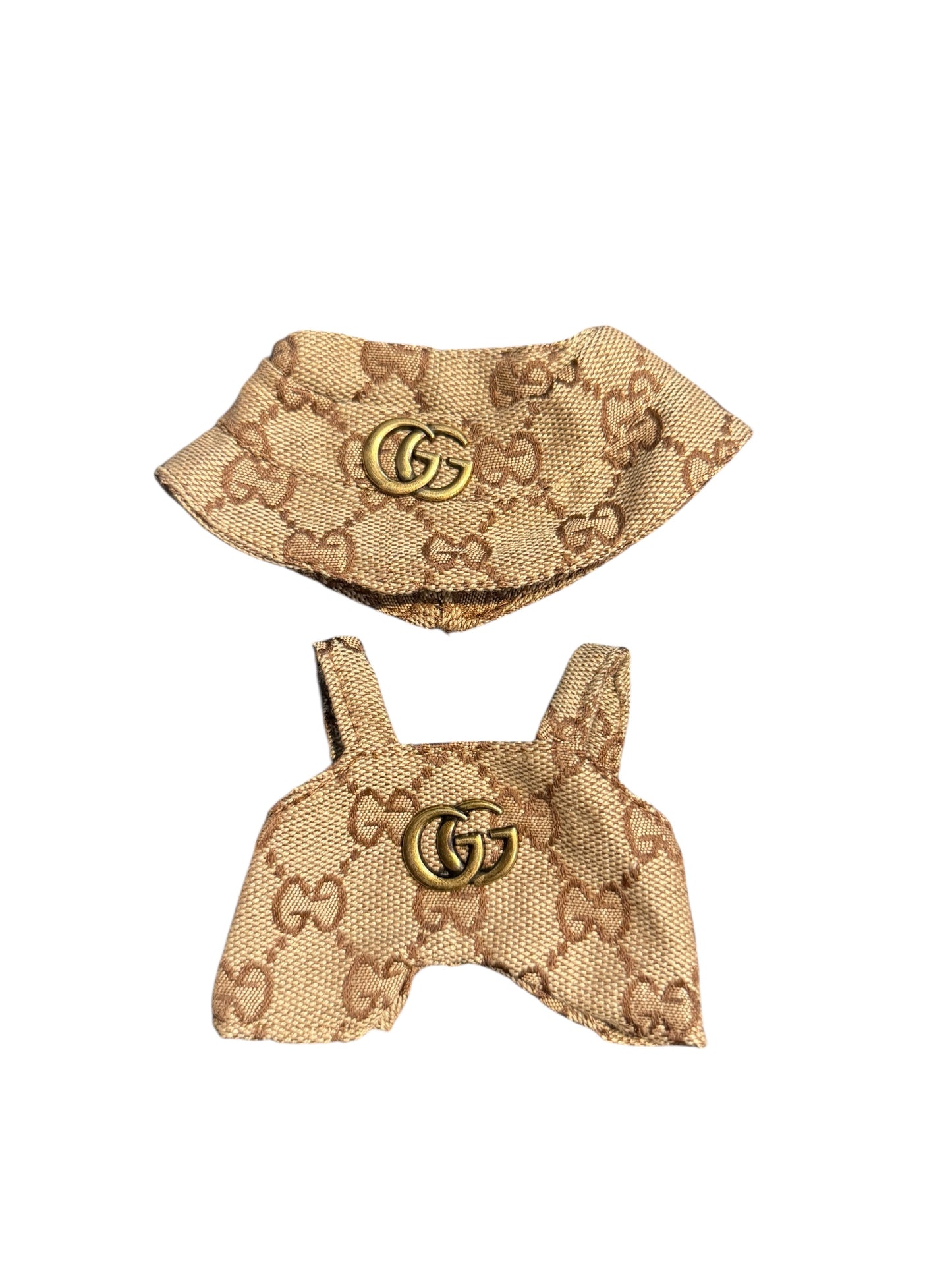 Labubu Gucci Overalls & Hat