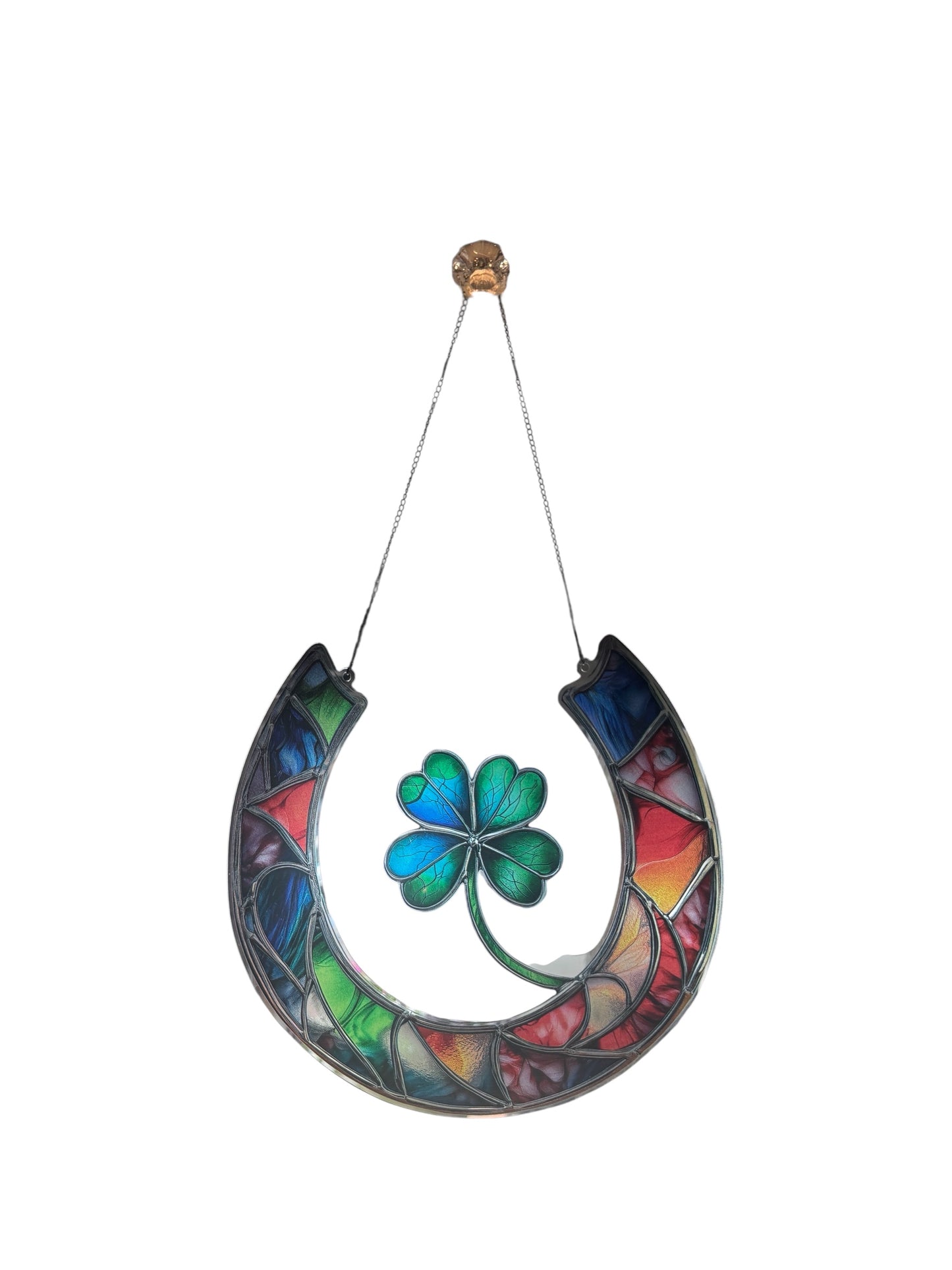 Shamrock and Horseshoe Wind Chime
