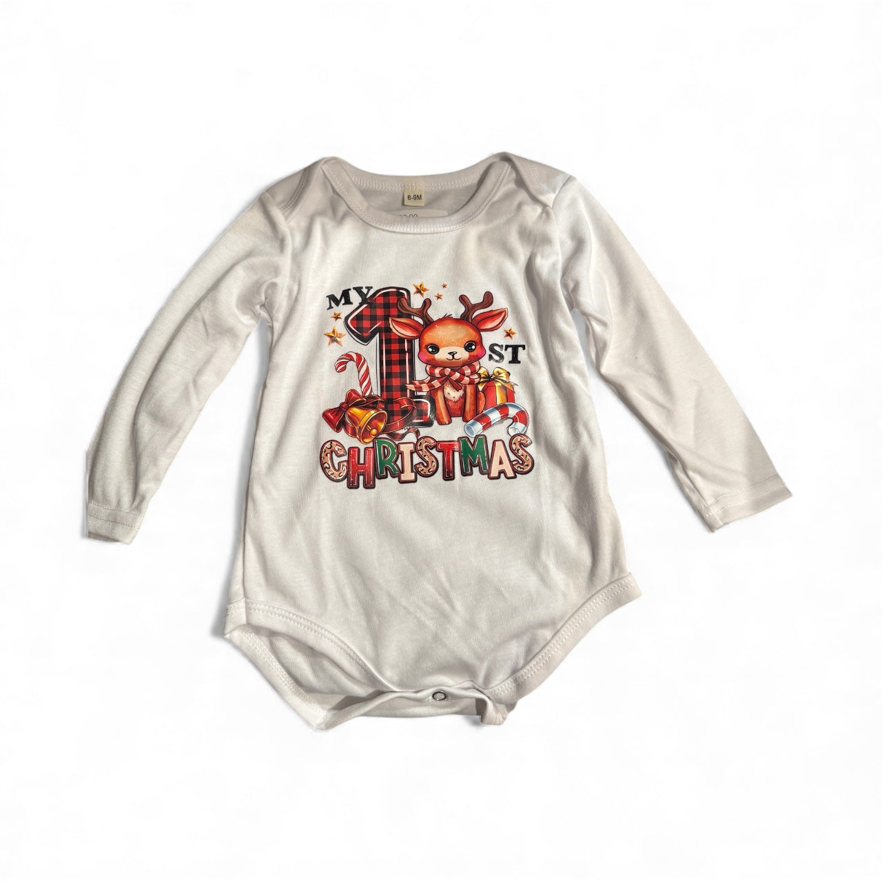 My 1st Christmas long sleeve onsie