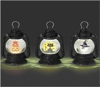 3"H LIGHTED HALLOWEEN LANTERN