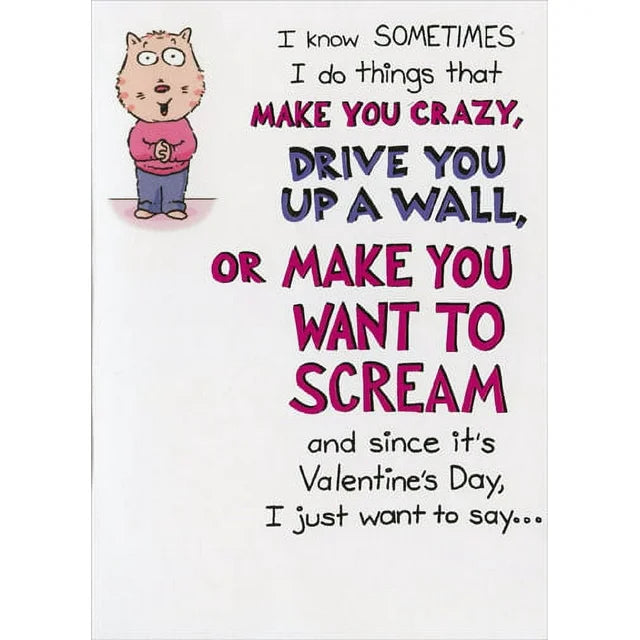 Valentines Funny anyone card