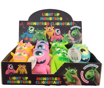 Light Up Squishy Monsters