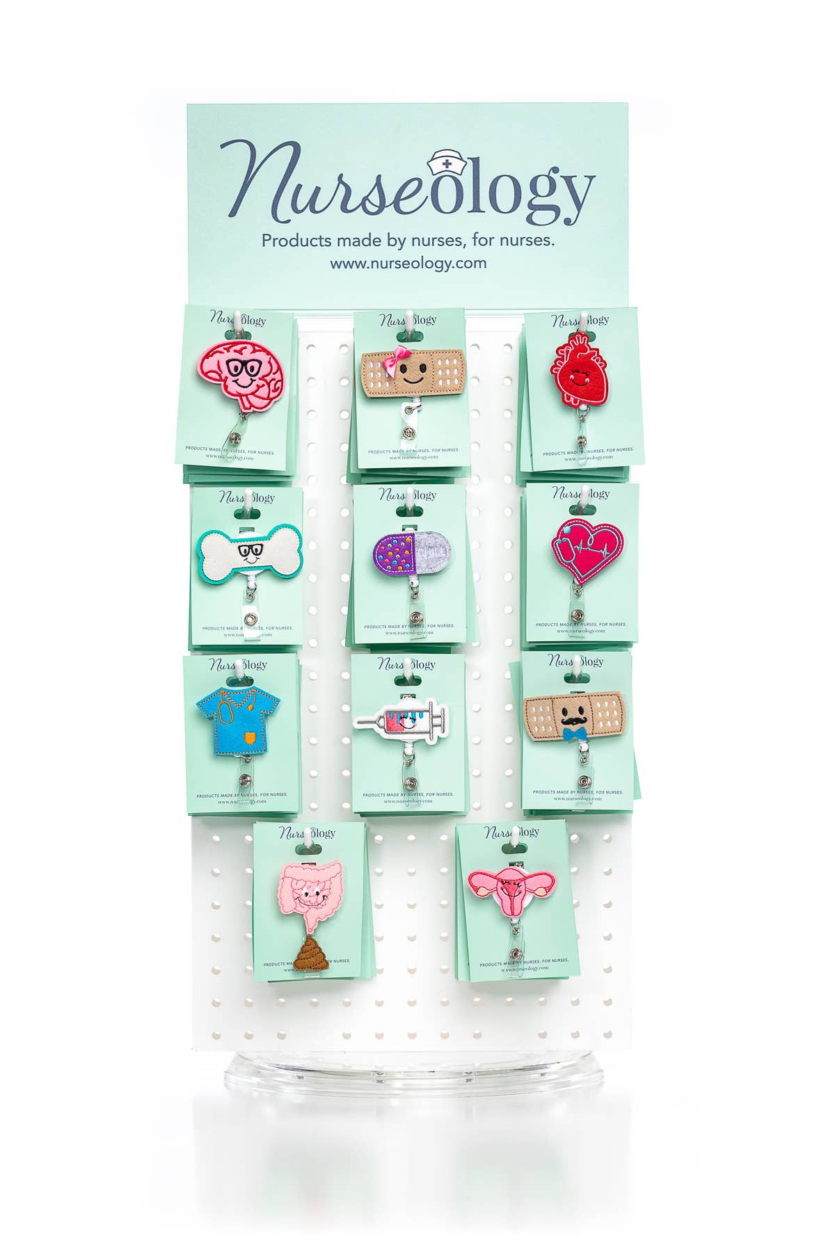Blue Bowtie Bandage | Nurse Badge Reel Holder