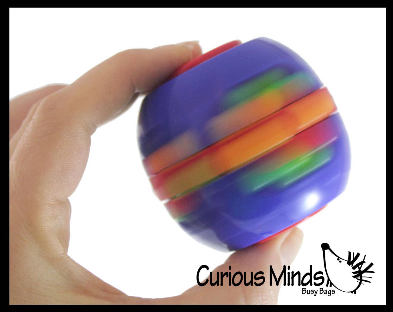 1 Spinner Bean Color Shifting Puzzle - Fun Fidget