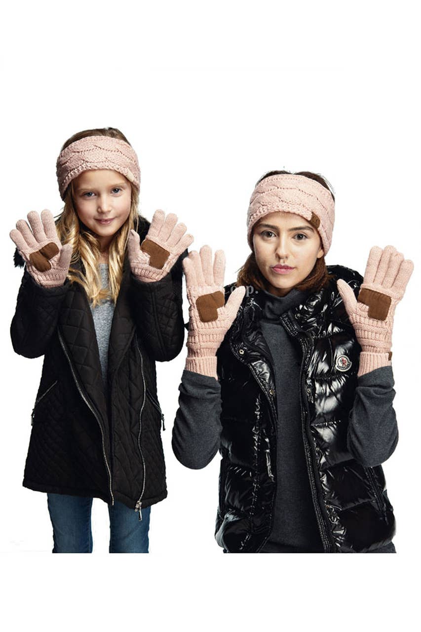 C.C Kids Knit Gloves