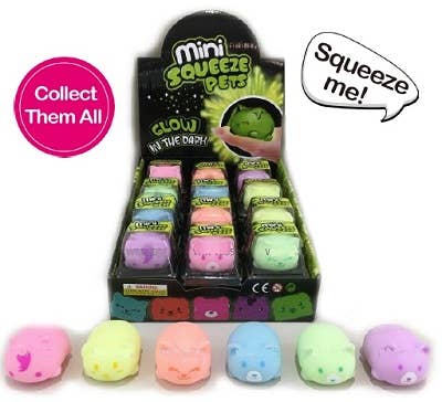 Mini Squeeze Pets Glow In The Dark