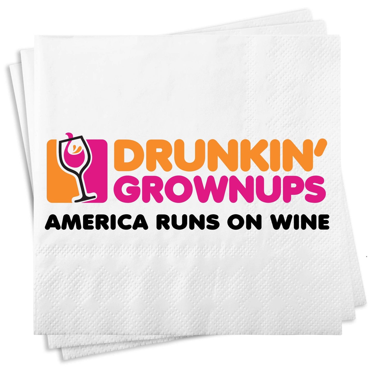 NEW Drunkin Grownups Napkins