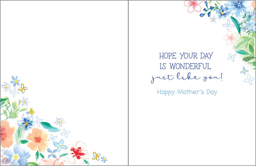 Mother's Day Greeting Card - Soft Petals