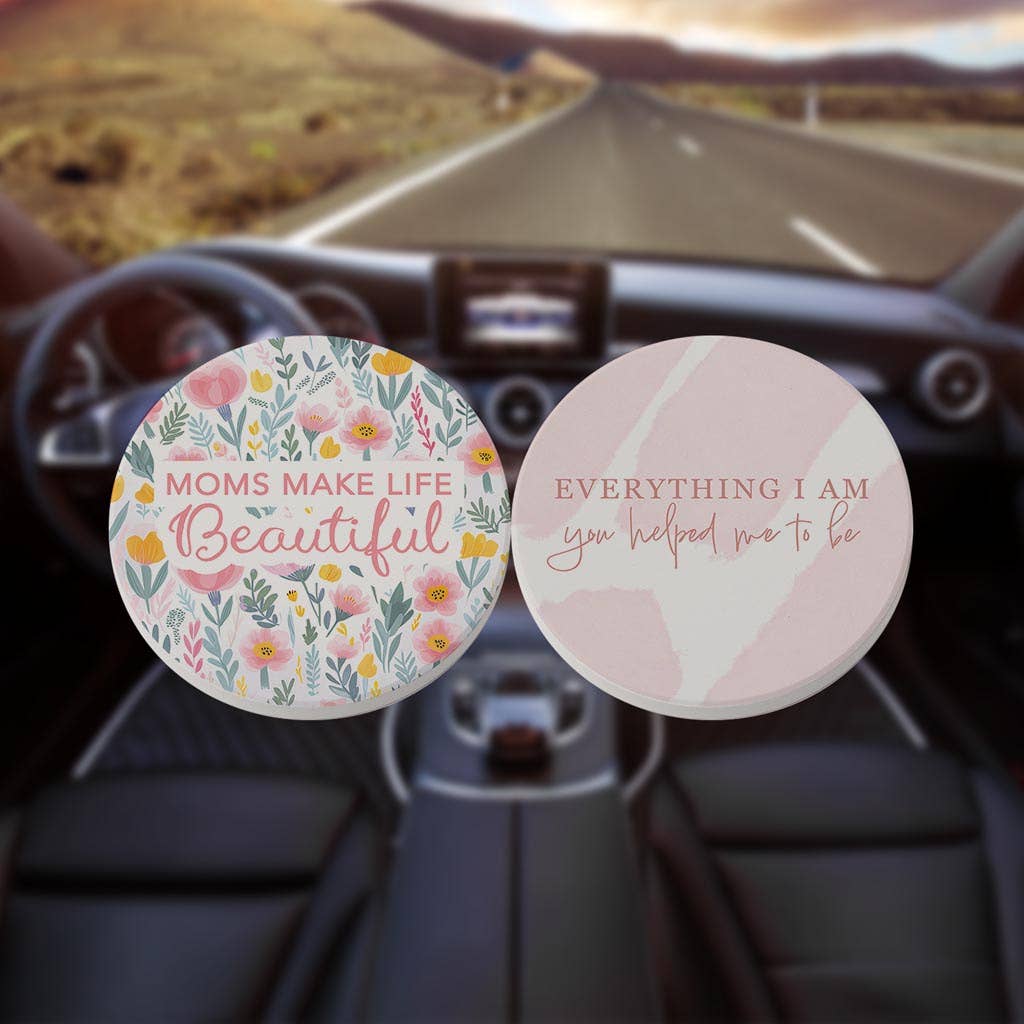 Car Coasters, Mother's Day Gifts, Gifts for Mom