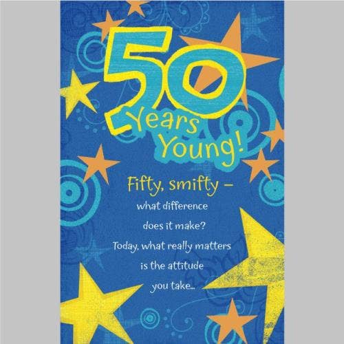 Birthday Card Age 50
